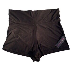 No Boundaries Juniors Black Yoga Stretch Shorts Med (7-9) New With Tags